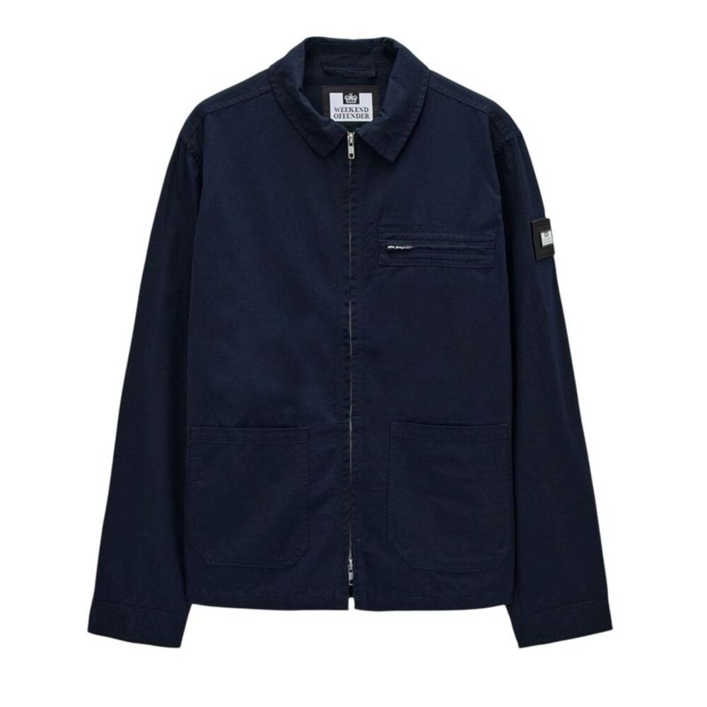 Weekend Offender Mens Caleb Service Overshirt / Navy